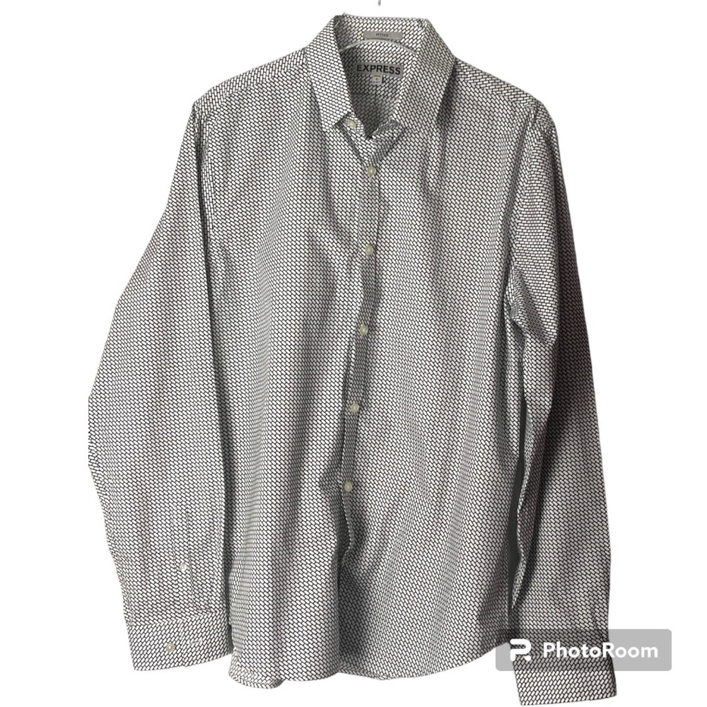 NEW Express Men’s dress shirt size Large Long Sleeve